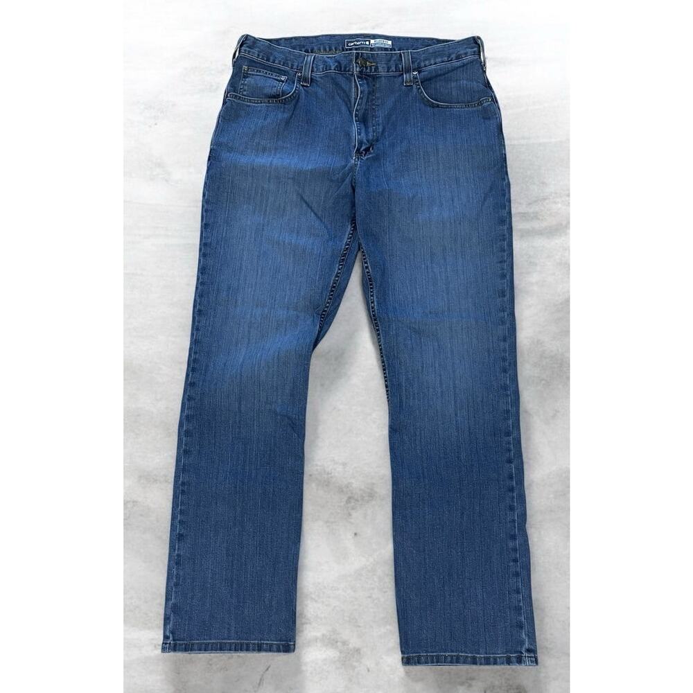 Carhartt Jeans Men’s Size 36x32 Relaxed Fit Blue Denim Work Wear